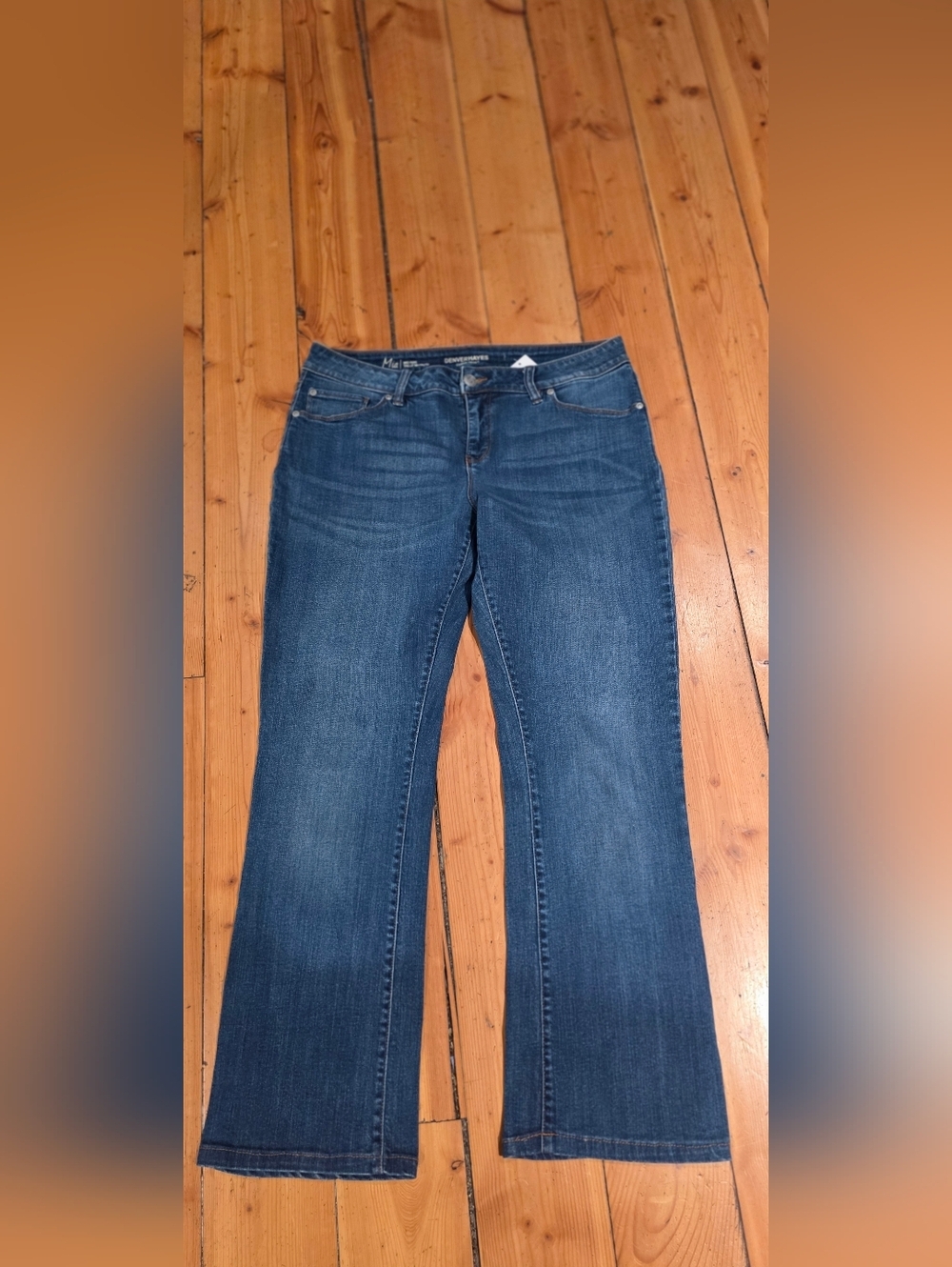 Denver Hayes Bootcut Jeans - Blue Wash